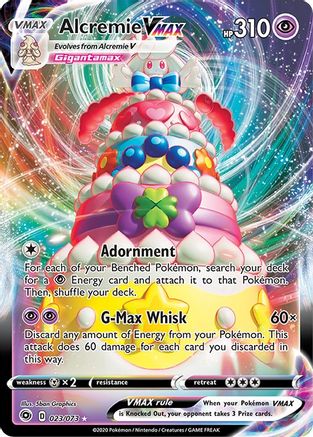 Alcremie VMAX (23) [Champion's Path] Holofoil - Deck Out Gaming