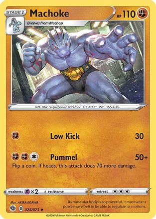 Machoke (25) [Champion's Path] Reverse Holofoil - Deck Out Gaming