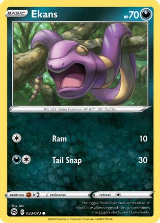 Ekans (33) [Champion's Path] Reverse Holofoil - Deck Out Gaming
