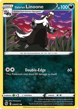 Galarian Linoone (36) [Champion's Path] - Deck Out Gaming