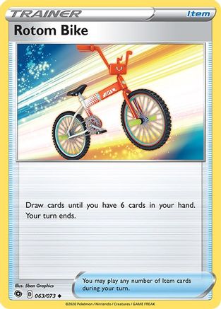 Rotom Bike (63) [Champion's Path] Reverse Holofoil - Deck Out Gaming