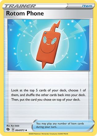 Rotom Phone (64) [Champion's Path] Reverse Holofoil - Deck Out Gaming