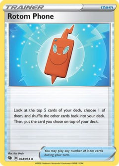 Rotom Phone (64) [Champion's Path] Reverse Holofoil - Deck Out Gaming