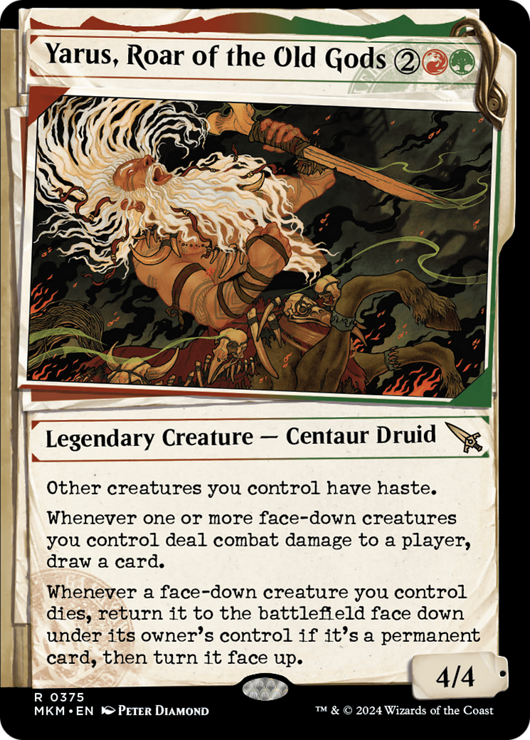 Yarus, Roar of the Old Gods (Showcase) (375) [Murders at Karlov Manor] foil - Deck Out Gaming