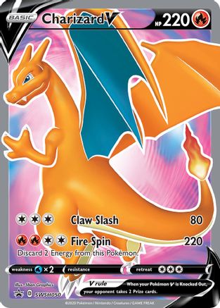 Charizard V - SWSH050 (SWSH050) [SWSH: Sword & Shield Promo Cards] Holofoil - Deck Out Gaming