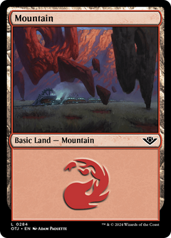 Mountain (0284) (284) [Outlaws of Thunder Junction] - Deck Out Gaming