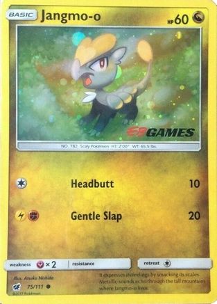 Jangmo-o - 75/111 (Cosmos Holo) (EB Games Promo) (75) [Miscellaneous Cards & Products] Holofoil - Deck Out Gaming