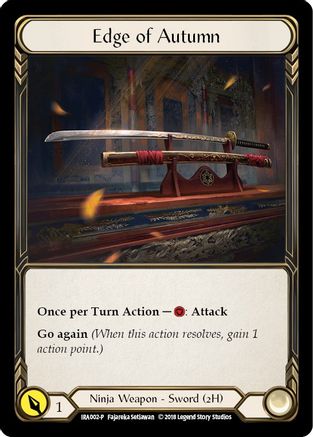 Edge of Autumn (IRA002) [Welcome Deck: Ira] 1st Edition - Deck Out Gaming