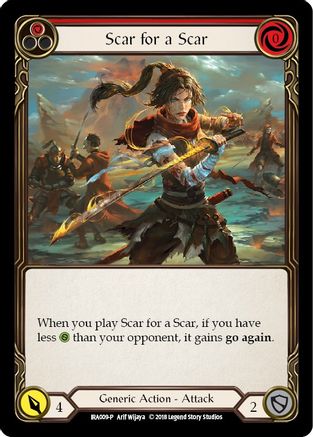 Scar for a Scar (IRA009) [Welcome Deck: Ira] 1st Edition - Deck Out Gaming