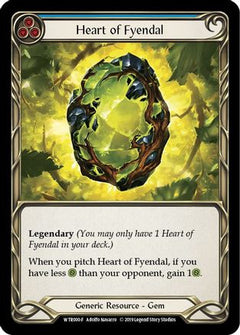 Heart of Fyendal (WTR000) [Welcome to Rathe] 1st Edition Cold Foil - Deck Out Gaming