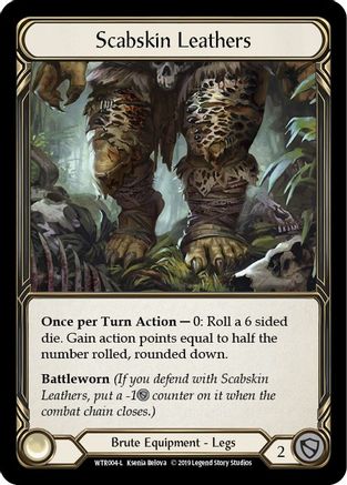 Scabskin Leathers (WTR004) [Welcome to Rathe] Unlimited Edition Rainbow Foil - Deck Out Gaming