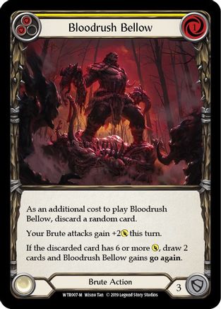 Bloodrush Bellow (WTR007) [Welcome to Rathe] Unlimited Edition - Deck Out Gaming