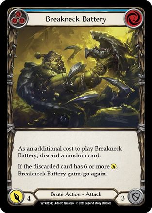 Breakneck Battery (Blue) (WTR013) [Welcome to Rathe] Unlimited Edition - Deck Out Gaming