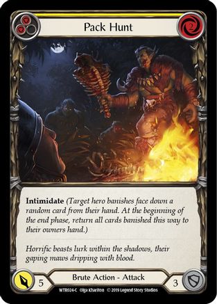 Pack Hunt (Yellow) (WTR024) [Welcome to Rathe] Unlimited Edition - Deck Out Gaming
