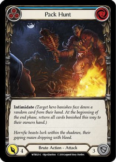 Pack Hunt (Blue) (WTR025) [Welcome to Rathe] Unlimited Edition Rainbow Foil - Deck Out Gaming
