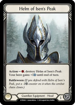 Helm of Isen's Peak (WTR042-C) [Welcome to Rathe] 1st Edition Cold Foil - Deck Out Gaming