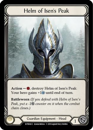 Helm of Isen's Peak (WTR042-C) [Welcome to Rathe] 1st Edition - Deck Out Gaming