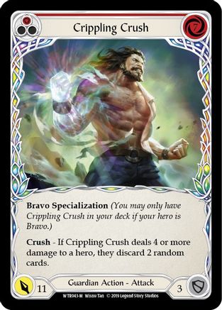Crippling Crush (WTR043) [Welcome to Rathe] Unlimited Edition - Deck Out Gaming