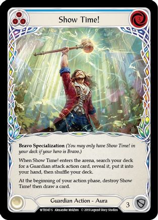 Show Time! (WTR047) [Welcome to Rathe] Unlimited Edition Rainbow Foil - Deck Out Gaming