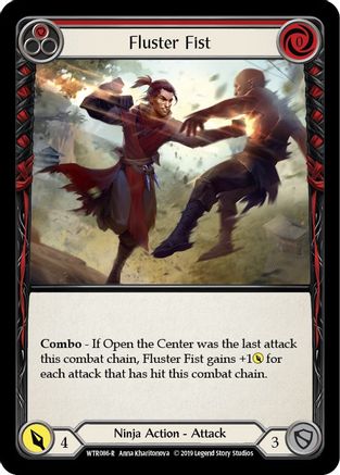 Fluster Fist (Red) (WTR086) [Welcome to Rathe] Unlimited Edition - Deck Out Gaming
