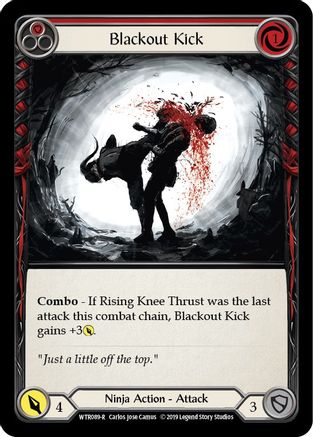 Blackout Kick (Red) (WTR089) [Welcome to Rathe] 1st Edition - Deck Out Gaming