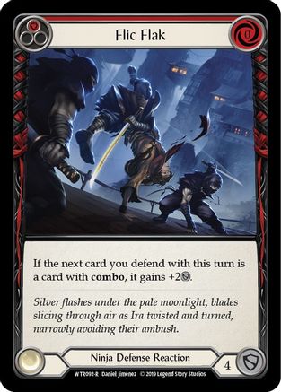 Flic Flak (Red) (WTR092) [Welcome to Rathe] 1st Edition Rainbow Foil - Deck Out Gaming