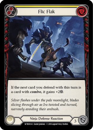 Flic Flak (Yellow) (WTR093) [Welcome to Rathe] 1st Edition - Deck Out Gaming