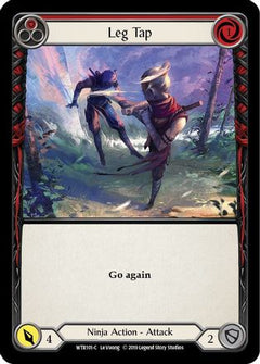 Leg Tap (Red) (WTR101) [Welcome to Rathe] 1st Edition - Deck Out Gaming