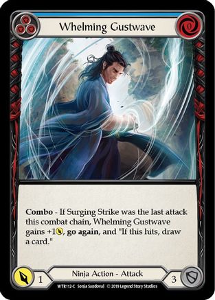 Whelming Gustwave (Blue) (WTR112) [Welcome to Rathe] Unlimited Edition - Deck Out Gaming