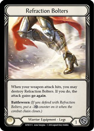Refraction Bolters (WTR117) [Welcome to Rathe] Unlimited Edition Rainbow Foil - Deck Out Gaming