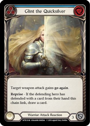 Glint the Quicksilver (WTR118) [Welcome to Rathe] Unlimited Edition Rainbow Foil - Deck Out Gaming
