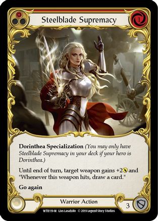 Steelblade Supremacy (WTR119) [Welcome to Rathe] 1st Edition - Deck Out Gaming