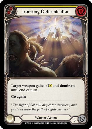 Ironsong Determination (WTR122) [Welcome to Rathe] Unlimited Edition - Deck Out Gaming