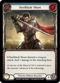 Steelblade Shunt (Blue) (WTR128) [Welcome to Rathe] 1st Edition - Deck Out Gaming