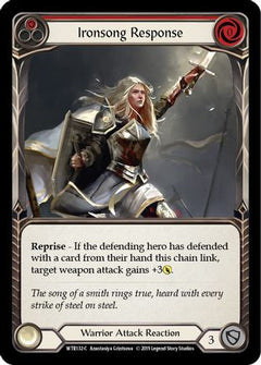 Ironsong Response (Red) (WTR132) [Welcome to Rathe] 1st Edition - Deck Out Gaming