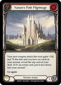 Nature's Path Pilgrimage (Red) (WTR147) [Welcome to Rathe] Unlimited Edition - Deck Out Gaming