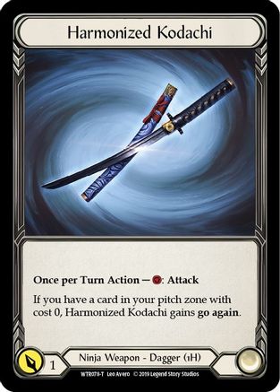 Harmonized Kodachi // Romping Club (WTR078) [Welcome to Rathe] 1st Edition - Deck Out Gaming