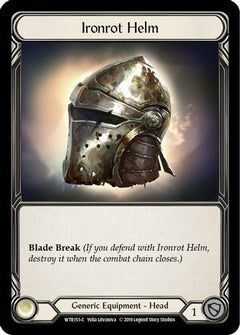 Ironrot Helm (WTR155) [Welcome to Rathe] 1st Edition Cold Foil - Deck Out Gaming