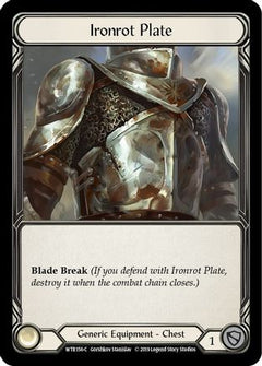 Ironrot Plate (WTR156) [Welcome to Rathe] 1st Edition Cold Foil - Deck Out Gaming