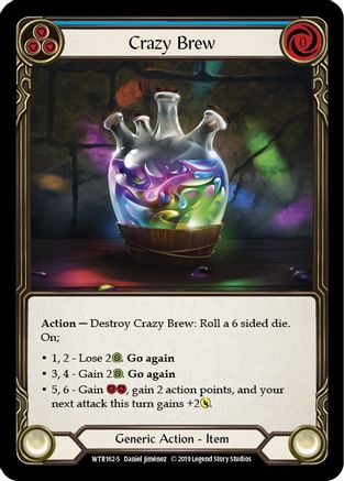 Crazy Brew (WTR162) [Welcome to Rathe] 1st Edition Rainbow Foil - Deck Out Gaming