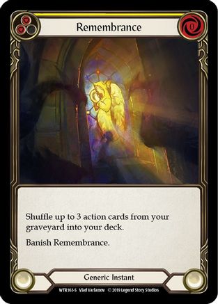 Remembrance (WTR163) [Welcome to Rathe] 1st Edition - Deck Out Gaming