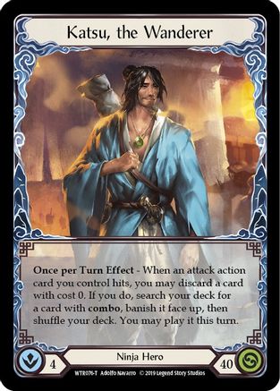 Katsu, the Wanderer // Rhinar (WTR076) [Welcome to Rathe] 1st Edition - Deck Out Gaming