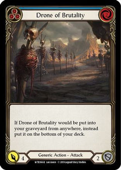 Drone of Brutality (Blue) (WTR166) [Welcome to Rathe] 1st Edition - Deck Out Gaming
