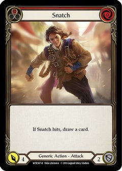 Snatch (Red) (WTR167) [Welcome to Rathe] Unlimited Edition Rainbow Foil - Deck Out Gaming