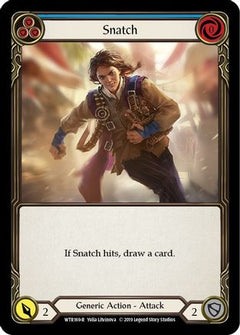 Snatch (Blue) (WTR169) [Welcome to Rathe] 1st Edition Rainbow Foil - Deck Out Gaming