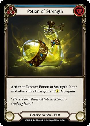 Potion of Strength (WTR171) [Welcome to Rathe] 1st Edition Rainbow Foil - Deck Out Gaming
