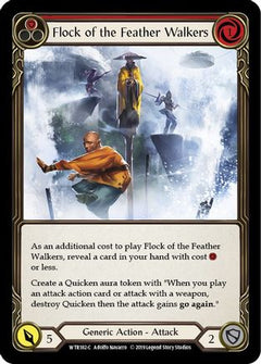 Flock of the Feather Walkers (Red) (WTR182) [Welcome to Rathe] Unlimited Edition Rainbow Foil - Deck Out Gaming