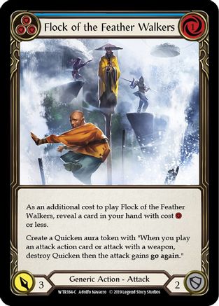 Flock of the Feather Walkers (Blue) (WTR184) [Welcome to Rathe] Unlimited Edition - Deck Out Gaming