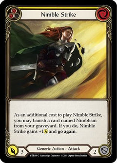 Nimble Strike (Yellow) (WTR186) [Welcome to Rathe] 1st Edition - Deck Out Gaming