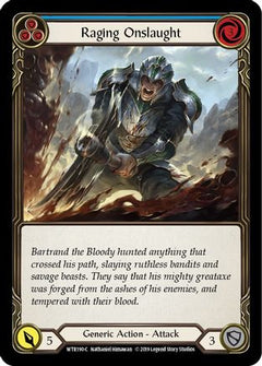 Raging Onslaught (Blue) (WTR190) [Welcome to Rathe] 1st Edition - Deck Out Gaming